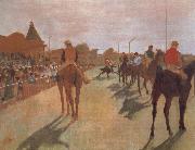 Edgar Degas Race Horses in Front of the Stand France oil painting artist